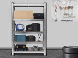 150 x 75 x 30cm 5 Tiers Galvanizing Storage Rack Gray 22948023