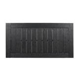 Outdoor 69" Acacia Wood Dining Table, Sandblast Dark Gray Finish 62617.00SDGRY