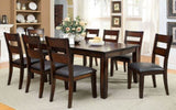 ZUN Dark Cherry Finish Solid wood Transitional Style Kitchen Set of 2pcs Dining Chairs Bold & Sturdy B011P162631