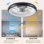 ZUN Ceiling Fan with Lights Dimmable LED W1340103791