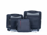 Luggage 2-piece backpack set black 42369135