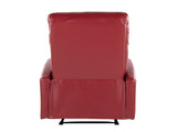 Dormi Contemporary Recliner Chair in Red Faux Leather by LumiSource B202P223699