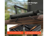 Portable Stadium Seat with Armrests, Back Support, and Padded Cushion, Bleacher Chair with Shoulder 05356215