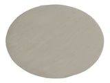 Grey Round Faux Stacked Stone MGO Side Table, Pre-Assembled Non-KD Accent End Table, 80 LBS Weight N770P473008G