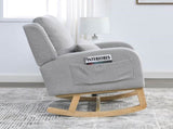 Welike 27.5 "W Modern Accent High Back Living Room Casual Armchair Rocker with One Lumbar W834P356491