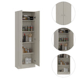 Virginia Double Door Storage Cabinet, Five Shelves B128P148983