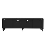 U-Can 70.9'' Modern TV Stand for TVs up to 80 Inches, Entertainment Center with Open Compartment, TV N724P286415B
