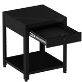 Square double-layer coffee table with hidden compartment and fingerprint lock - Living room dining W396P305922