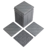 Plastic Interlocking Deck Tiles, 27 Pack, 11.8"x11.8" Waterproof Flooring Tiles for Indoor and 47968490