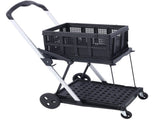 Collapsible Utility Multi Use Functional Collapsible Shoppings 2-Tier Collapsible Shopping W465P145340