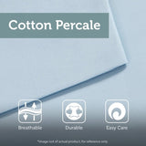 3 Piece Cotton Jacquard Comforter Set Aqua Full/Queen B03596412