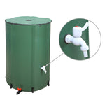 ZUN 132 Gallon Folding Rain Barrel Water Collector Green 39289115