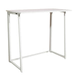 ZUN Simple Collapsible Computer Desk White 29521212