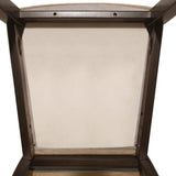 Cappuccino and Beige Lattice Back Side Chair B062P153705