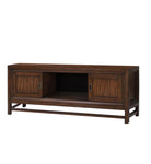 ZUN 74" TV Stand Console, For TVs up to 85 inches, No Assembly Required, Two-Tone Finish B108P163818