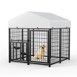 Large Dog Kennel Outdoor Pet Pens Dogs Run Enclosure Animal4'L x 4'W x 4.25'H T3210P294079