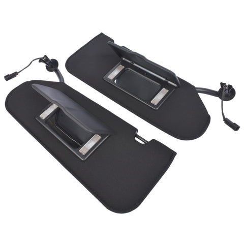 ZUN 2 Pcs Left & Right Sun Visor With Mirror Sunshade For Chevrolet Corvette C6 Z06 26240480