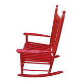 Wooden porch rocker chair Rose Red W49528617