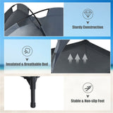 41.5" x 34.5" Dog Cot with UV Protection Canopy Shade 53468401