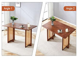 Chinese country retro solid wood table, simple modern imitation rattan table, wooden W1151P154595