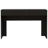 ZUN Black Wengue 2-Drawer Computer Desk B06280444