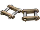 Greasable Shackle Spring Bolt Link Kit fit for Heavy Duty Tandem Axle Truck Trailer 26588764
