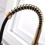 Commercial Brushed Nickel Kitchen Faucet with Pull Down Sprayer, Single Handle Single Lever Kitchen W1932P172308