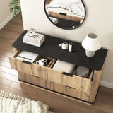 Modern Multi-functional Six-drawer MDF Cabinet,The perfect combination of rounded corners and 23515202