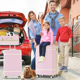 Hardshell Luggage Sets 4 Pieces 20"24"28" Luggages and Cosmetic Case Spinner Suitcase with TSA N732P170218U