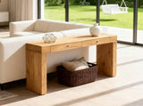 Elegant Natural Wood Grain Bar Table-50 Inches Long, a Practical Choice for Modern Homes.Wood Grain W2920P495957