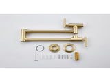 Wall Mount Folding Kitchen Pot Filler Faucet W2287P152207