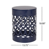 Outdoor Metal end Table -Large 73607.00NBLU