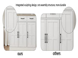 47.95" Farmhouse Buffet Cabinet Storage Sideboard with 2 Drawers and 4 Doors for Dining Living Room W282138088