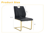 Modern dining chair with PU cushion seat dining chair Living Room Chair Upholstered chair with W2920P490736