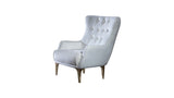 Modern Style Chair in Off White B009139098
