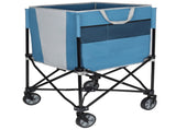 Rolling Ball Storage Cart with Wheels, Collapsible Garage Sports Equipment Organizer for Volleyball 89824011