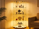 Tempered glass five-sided display cabinet,corner cabinet,liquor cabinet,with running lights,with W3155P449086