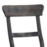 Light Brown and Weathered Grey Side Chairs B062P182739