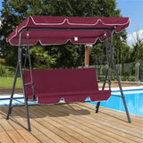 Outdoor Patio Swing Chair-Red 46409956