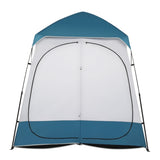 229*229*122cm Oxford Cloth Double Dressing Tent Blue/White 03192884