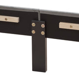 Upholstered Bed Button Tufted with Curve Design - Strong Wood Slat Support - Easy Assembly - Gray W2297140924