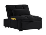 4 in1 Multi-Function Single Sofa Bed with Storage Pockets,Tufted Single Pull-out Sofa Bed with W2186P163736
