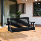 2 Seater Outdoor Patio Swing Chair-Black 53688413