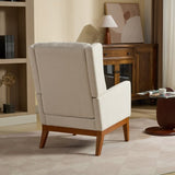 26.18" Wide Modern Accent Chair,Polyester Blend High Back Reading Chair ,Upholstered Armchair Club W1852P216108