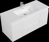 48" Floating Bathroom Vanity with Sink, Modern Wall-Mounted Bathroom Storage Vanity Cabinet with W1573P152687