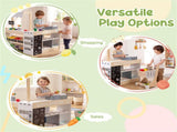 Natural Kids Supermarket Playset with Vending Machine, 90.1778.74104.14cm Grocery Store Toy with 72286054