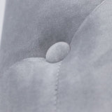 Grey Chaise Lounge Indoor,Velvet Lounge Chair for Bedroom with Storage & Pillow,Modern Upholstered W1170100897