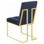 ZUN Tufted Back Upholstered Dining Chair B062P153698