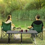 Folding Camping Table Portable Picnic Table, Lightweight Roll up Side Table Outdoor Camp Table for 21644052