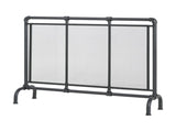 Celeste 1 Panel Iron Fireplace Screen 36" W x 29" H, Black N775P386833B